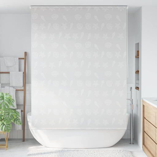 Roletă perdea de duș 140x240 cm Model stea de mare - WALTI WALTI