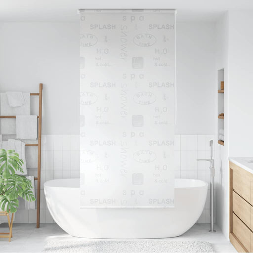 Roletă perdea de duș 80x240 cm Imprimeu Splash - WALTI WALTI