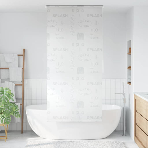 Roletă perdea de duș 100x240 cm Imprimeu Splash - WALTI WALTI