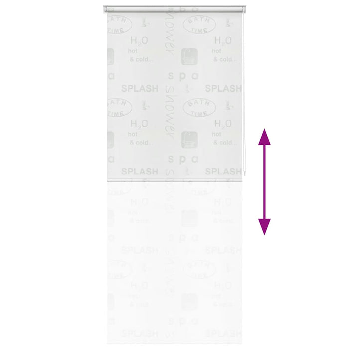 Roletă perdea de duș 120x240 cm Imprimeu Splash - WALTI WALTI