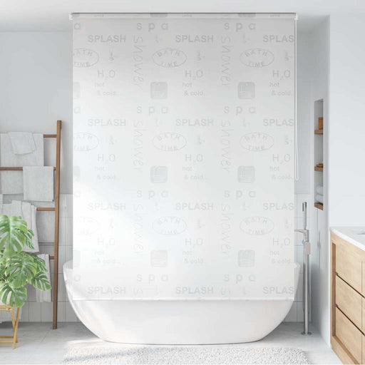 Roletă perdea de duș 140x240 cm Imprimeu Splash - WALTI WALTI