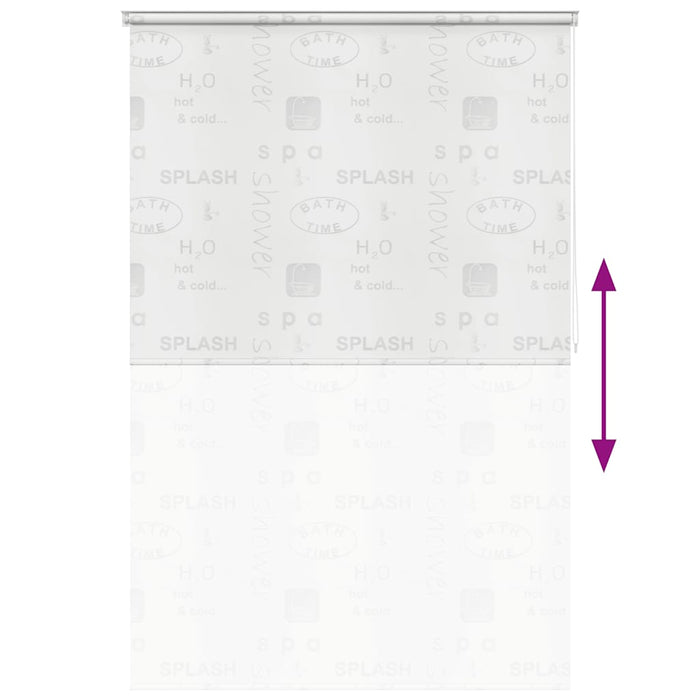 Roletă perdea de duș 160x240 cm Imprimeu Splash - WALTI WALTI