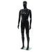 Corp manechin masculin, suport din sticlă, negru lucios, 185 cm - WALTI WALTI