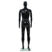 Corp manechin masculin, suport din sticlă, negru lucios, 185 cm - WALTI WALTI