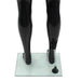 Corp manechin masculin, suport din sticlă, negru lucios, 185 cm - WALTI WALTI