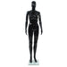Corp manechin feminin, suport din sticlă, negru lucios, 175 cm - WALTI WALTI