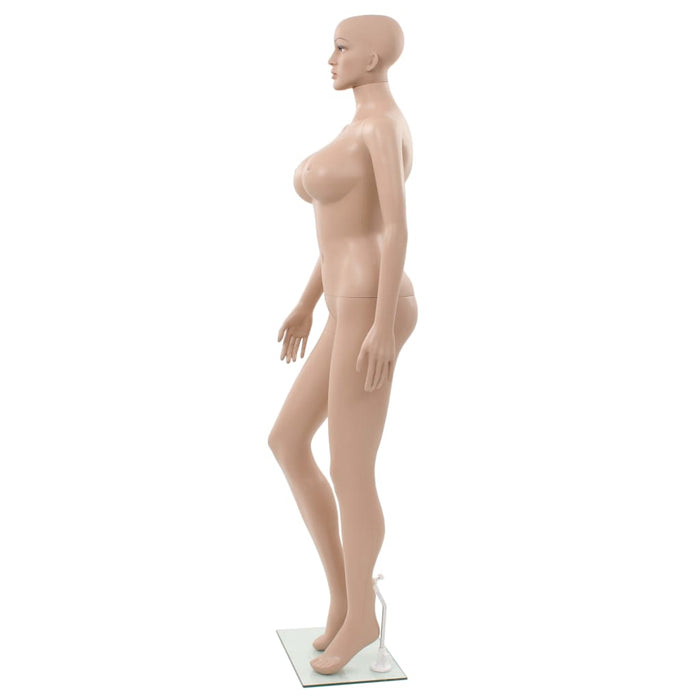 Manechin feminin cu suport din sticlă, bej, 180 cm - WALTI WALTI