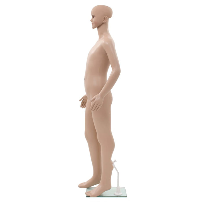 Corp manechin copil, cu bază din sticlă, bej, 140 cm - WALTI WALTI