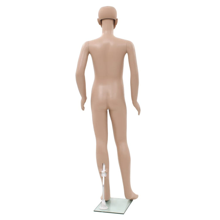 Corp manechin copil, cu bază din sticlă, bej, 140 cm - WALTI WALTI