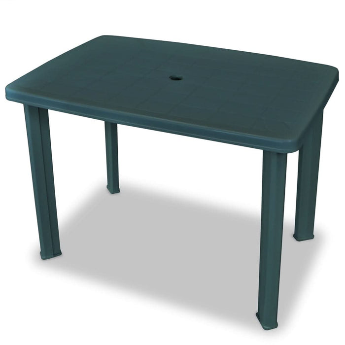 Set mobilier bistro, 3 piese, verde, plastic - WALTI WALTI