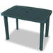 Set mobilier bistro, 3 piese, verde, plastic - WALTI WALTI