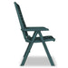Set mobilier bistro, 3 piese, verde, plastic - WALTI WALTI