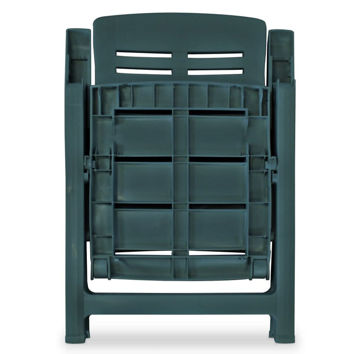 Set mobilier bistro, 3 piese, verde, plastic - WALTI WALTI