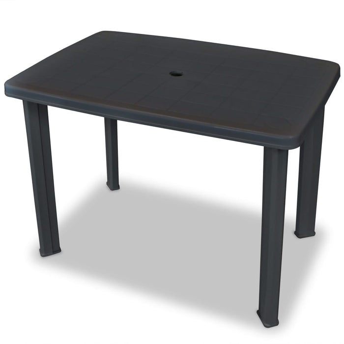 Set mobilier bistro, 3 piese, antracit, plastic - WALTI WALTI