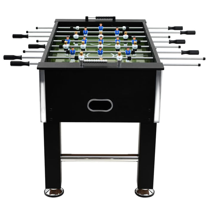 Masă de fotbal, negru, 140 x 74,5 x 87,5 cm, oțel, 60 kg - WALTI WALTI