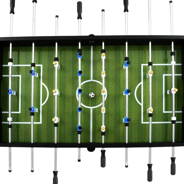 Masă de fotbal, negru, 140 x 74,5 x 87,5 cm, oțel, 60 kg - WALTI WALTI