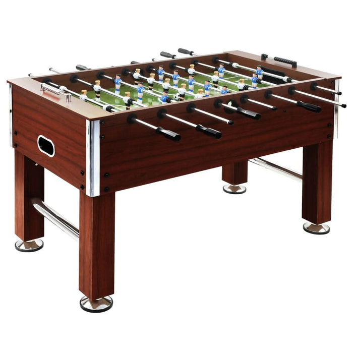 Masă de fotbal, maro, 140 x 74,5 x 87,5 cm, oțel, 60 kg, - WALTI WALTI