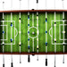 Masă de fotbal, maro, 140 x 74,5 x 87,5 cm, oțel, 60 kg, - WALTI WALTI