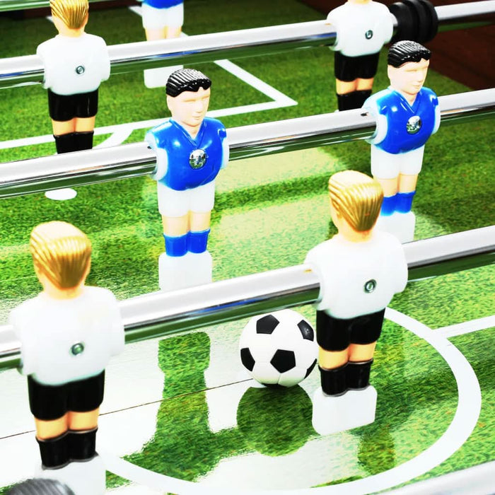 Masă de fotbal, maro, 140 x 74,5 x 87,5 cm, oțel, 60 kg, - WALTI WALTI