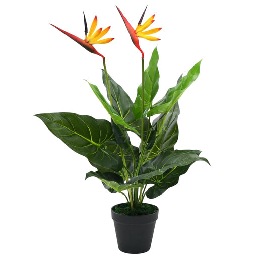 Plantă artificială Strelitzia Reginae Pasărea paradisului 66 cm - WALTI WALTI