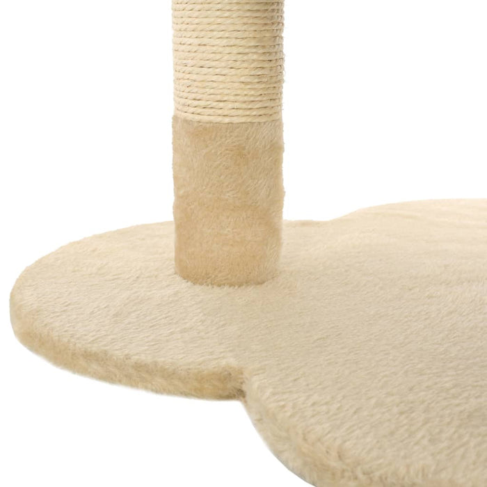 Ansamblu pisici cu stâlpi funie sisal, 50 cm, bej și maro - WALTI WALTI