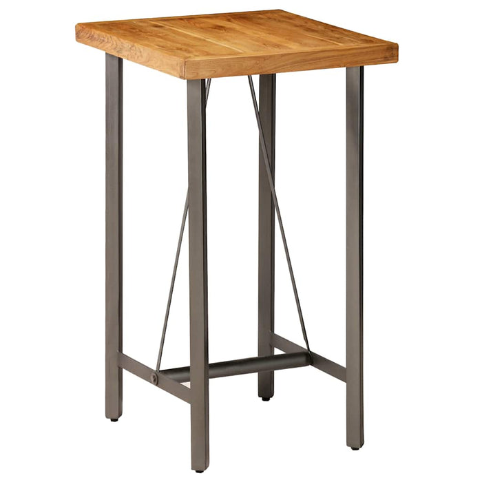 Set de bar, 3 piese, lemn masiv de tec reciclat WALTI