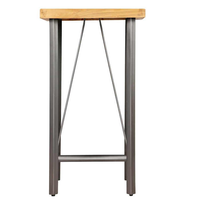 Set de bar, 3 piese, lemn masiv de tec reciclat WALTI