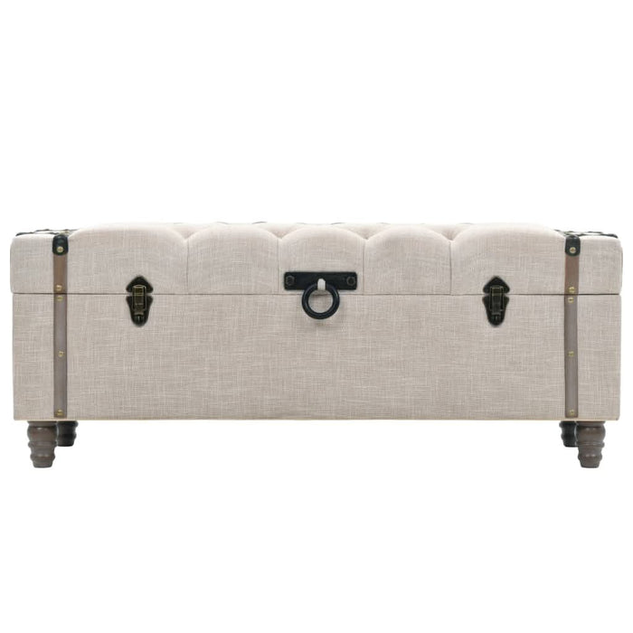 Set bancă depozitare 3 buc, lemn masiv și oțel, 112x37x45 cm - WALTI WALTI