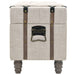 Set bancă depozitare 3 buc, lemn masiv și oțel, 112x37x45 cm - WALTI WALTI