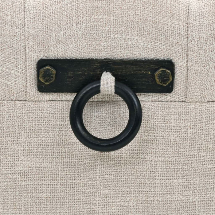 Set bancă depozitare 3 buc, lemn masiv și oțel, 112x37x45 cm - WALTI WALTI
