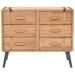 Dulap cu sertare, lemn masiv de brad, 91 x 35 x 73 cm - WALTI WALTI