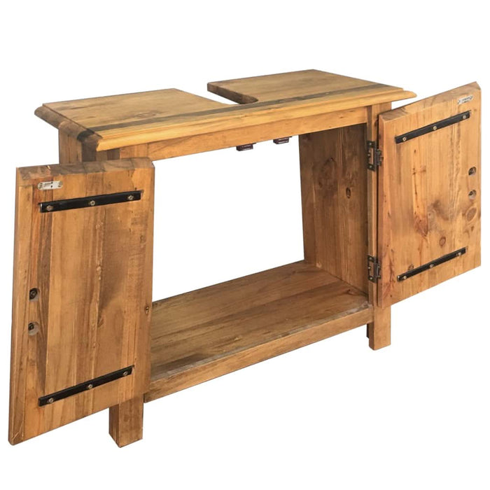 Set mobilier de baie, lemn masiv de pin - WALTI WALTI