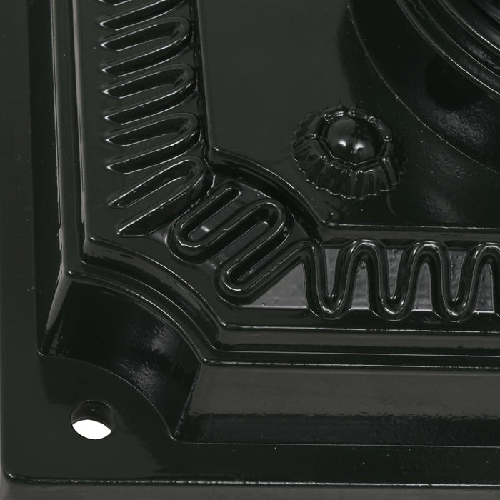 Cutie poștală cu picior, aluminiu, vintage, inoxidabil, verde - WALTI WALTI