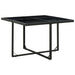 Set mobilier de exterior cu perne, 5 piese, negru, poliratan - WALTI WALTI