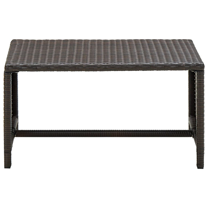 Set mobilier de grădină cu perne, 4 piese, maro, poliratan - WALTI WALTI