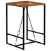 Masă de bar, 70 x 70 x 106 cm, lemn masiv reciclat - WALTI WALTI
