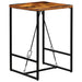 Masă de bar, 70 x 70 x 106 cm, lemn masiv reciclat - WALTI WALTI