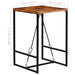 Masă de bar, 70 x 70 x 106 cm, lemn masiv reciclat - WALTI WALTI