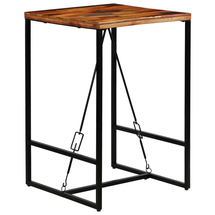 Masă de bar, 70 x 70 x 106 cm, lemn masiv reciclat - WALTI WALTI