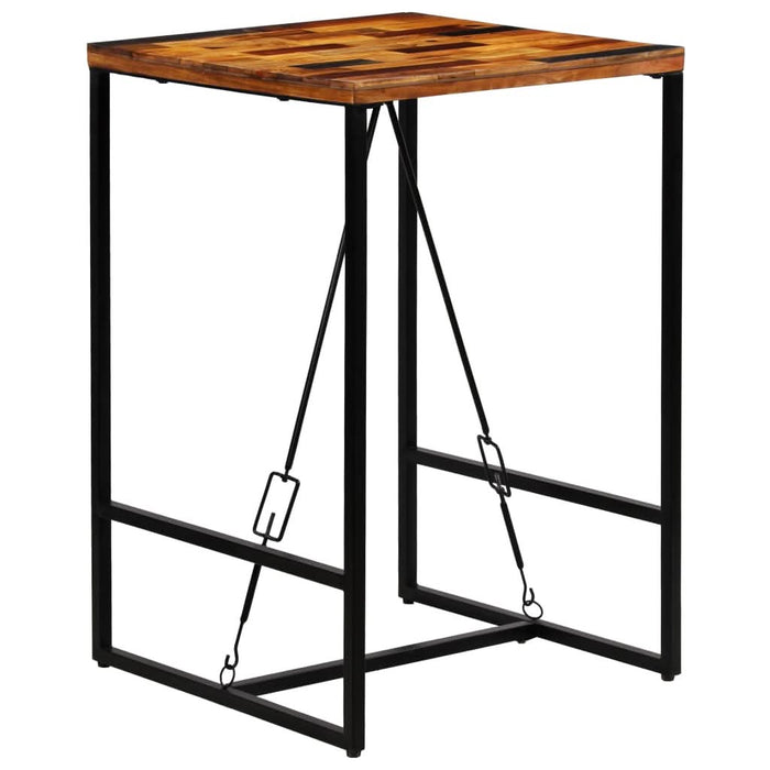 Masă de bar, 70 x 70 x 106 cm, lemn masiv reciclat - WALTI WALTI