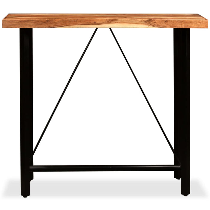 Set mobilier bar, 5 piese, lemn masiv acacia și lemn reciclat - WALTI WALTI