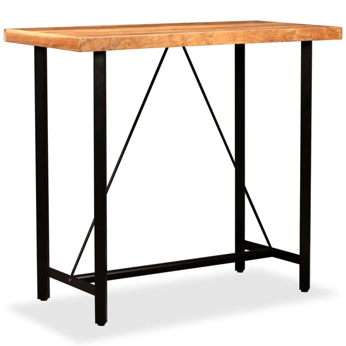 Set mobilier bar, 5 piese, lemn masiv acacia și lemn reciclat - WALTI WALTI