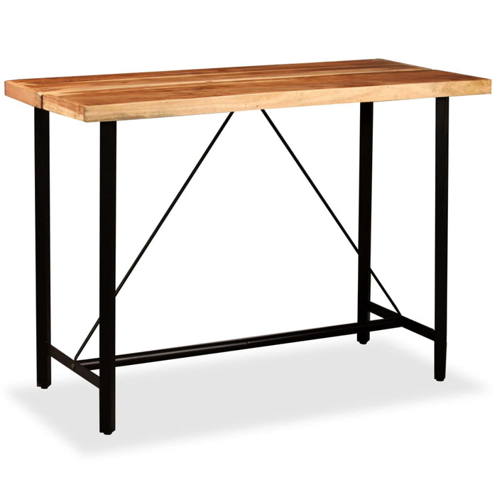 Set mobilier bar, 7 piese, lemn masiv acacia și lemn reciclat - WALTI WALTI
