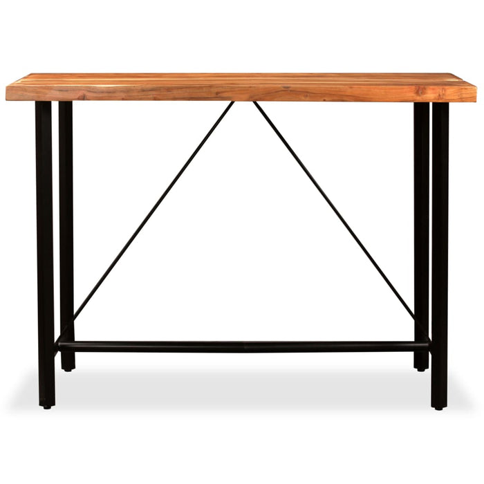 Set mobilier bar, 7 piese, lemn masiv acacia și lemn reciclat - WALTI WALTI