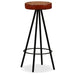 Mobilier bar 3 piese lemn masiv reciclat, piele naturală, pânză - WALTI WALTI