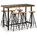 Set mobilier de bar, 7 piese, lemn masiv reciclat - WALTI WALTI