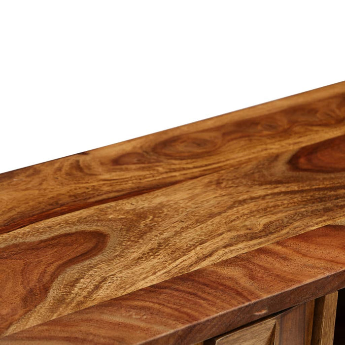 Comodă TV Lemn masiv acacia culoarea mierii 140x30x40 cm WALTI