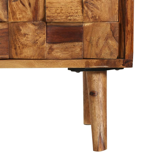 Comodă TV Lemn masiv acacia culoarea mierii 140x30x40 cm WALTI