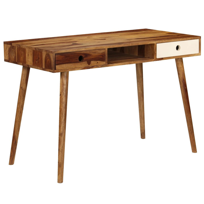 Birou 110x55x76 cm, lemn masiv de acacia - WALTI WALTI
