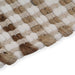 Set covoraș de baie lucrat manual, natural și alb, iută textil - WALTI WALTI